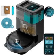 Cecotec Conga 15090 SpinArm Home&Wash 150 W Robotic Vacuum Cleaner with up to 240 min Runtime An advanced robotic vacuum and mop cleaner designed for fully automated home cleaning