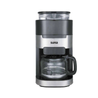 Sona American Coffee Maker with Grinder1.5 L 1050W