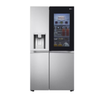 LG Side By Side Refrigerator, 598L Capacity with HygieneFRESH+™Silver Color