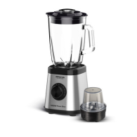 Arshia Blender 3448 – 1000W Powerful Motor, 1.5 L Glass Bowl, 6 Sharp Blades, 5 Preset Programs, Durable Design for Everyday Use