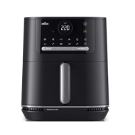 Braun Air Fryer and bake 6 L 2000 W 15 Programs Digital LED touch control Black with RealAir Technology