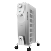 Cecotec ReadyWarm 7000 Space 360 Electric Oil Heater, 1500 W, 7-Fins, WarmSpace & 360° Heating Technology, 3 Power Levels, Dual Safety System, Wheels & Handle