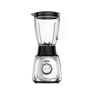 Sona Blender 600 W Silver 1.5 L 2 speeds Glass  jar
