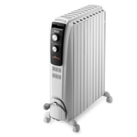 Delonghi Oil Filled Radiator 10 Fins 2500 W With 3 Power Settings
