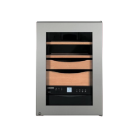 Liehberr 39L Cigar Humidor Refrigerator Stainless Steel with Temperature and Humidity Control