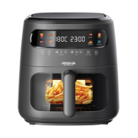 Arshia Multifunctional Air Fryer – 8L Capacity – 1750W – Digital Touch Control – Rapid Air Technology – Low-Oil Cooking – Viewing Window with Light