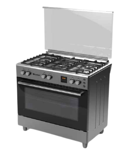 Tekmaz 90x60 cm Stainless Steel Gas Cooker / NAS- 90SDC