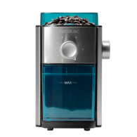 Cecotec SteelMill 2000 Adjust — Stainless-Steel Electric Coffee Grinder, 150 W Power, 17 Grinding Levels, Flat-Grindstone System, 2–12 Cups Capacity, 250 g Airtight Bean Container, Removable Coffee Ta