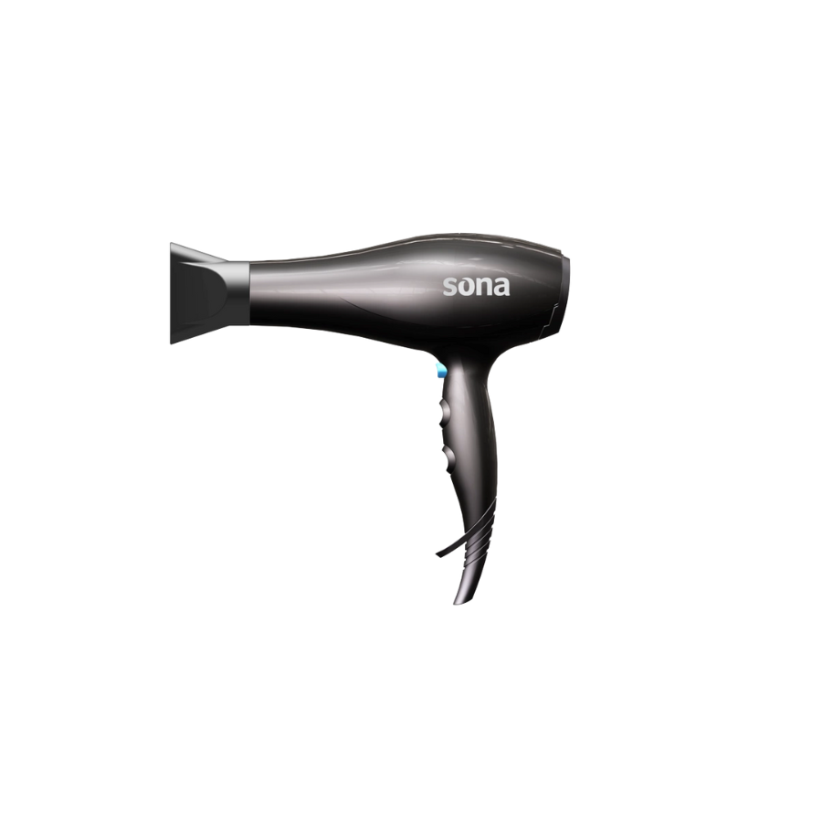 Sona Hair Dryer 2200W with 2 Speeds 3 Heat Settings and Ionic Technology