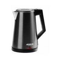 Arshia Electric Stainless Steel Kettle Black