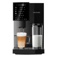 Cecotec Cremmaet Compactccino, 1350W Super-Automatic Coffee Machine, 19 Bar Pressure Pump, TFT Display, Wi-Fi Control via App, Thermoblock Heating System, Integrated Grinder with 5 Levels, 150 g Bean