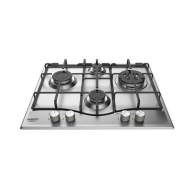 Ariston Gas Hob Built-in 4 Burners  60 cm  Stainless Steel Cast Iron Grids