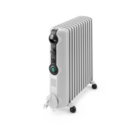 Delonghi Oil Filled Radiator 12 Fins 2500 W With 3 Power Settings