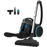 Cecotec Conga Rockstar Multicyclonic XXL Bagless Canister Vacuum Cleaner, 800W Motor, MultiCyclonic System, 4L Dust Tank, High-Efficiency Filtration, Metal Telescopic Tube, Multi-Accessory Kit for Fur