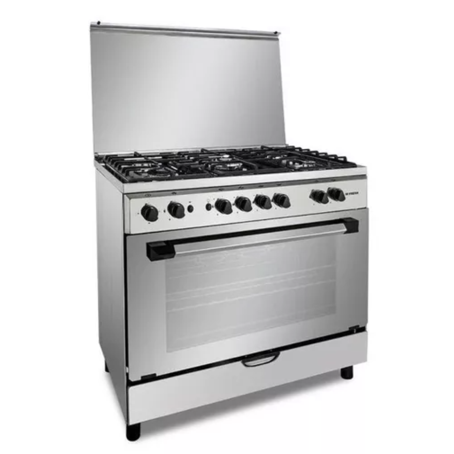 TEKMAZ  NAS‑EC90 Gas Cooker / Oven- Stainless steel