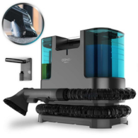 Cecotec Conga 3000 CarpetClean Upholstery Cleaner — 400W, Dual Water Tanks, Canister Vacuum for Stains, Solids & Liquids, 6 m Range