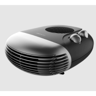 Cecotec ReadyWarm 2000 Max Horizon Black Electric Heater – 2000 W Powerful Heating, 3 Operating Modes (Cool / Warm / Hot), Adjustable Thermostat, Sleek Horizontal Black Design