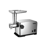 Sona Meat Grinder 1800W Stainless Steel With Accessories For Chopping And Kibbeh